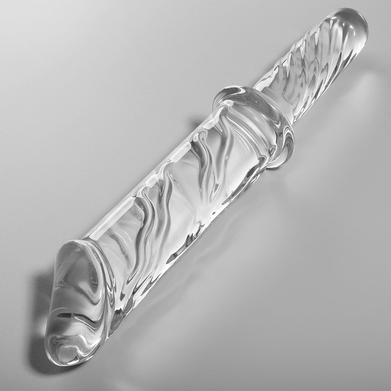 Nebula Series Modelo 24 - Dildo de Cristal Borosilicato Transparente 28.5 cm
