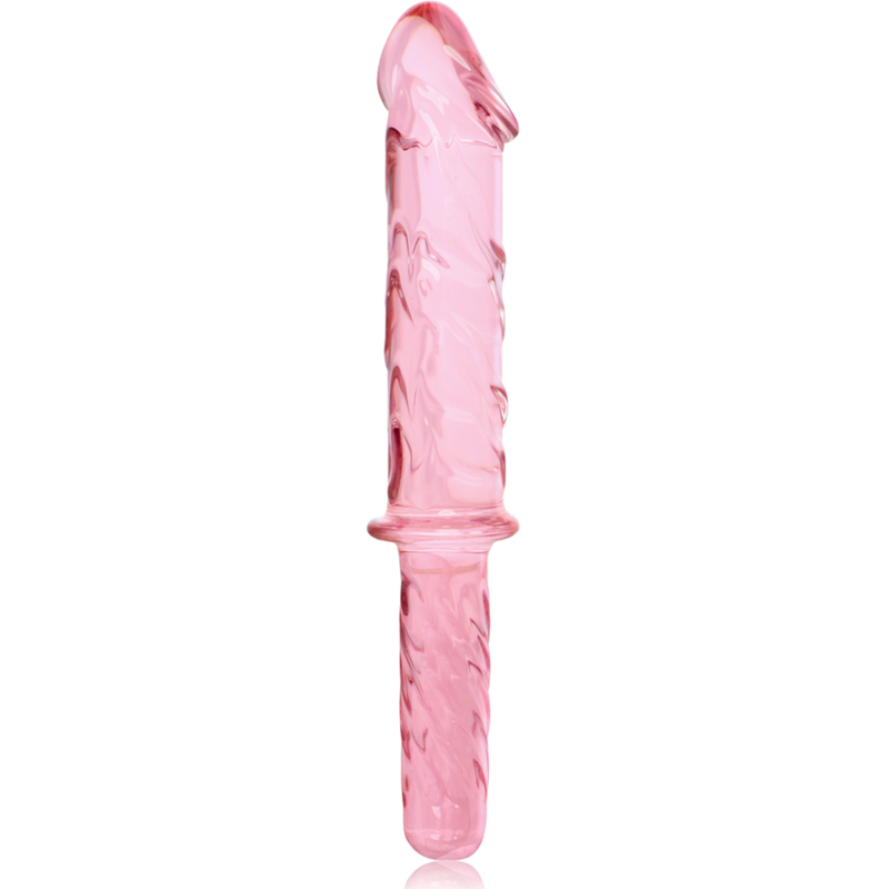 Nebula Series by Ibiza - Dildo de Cristal Borosilicato Rosa 28.5 cm