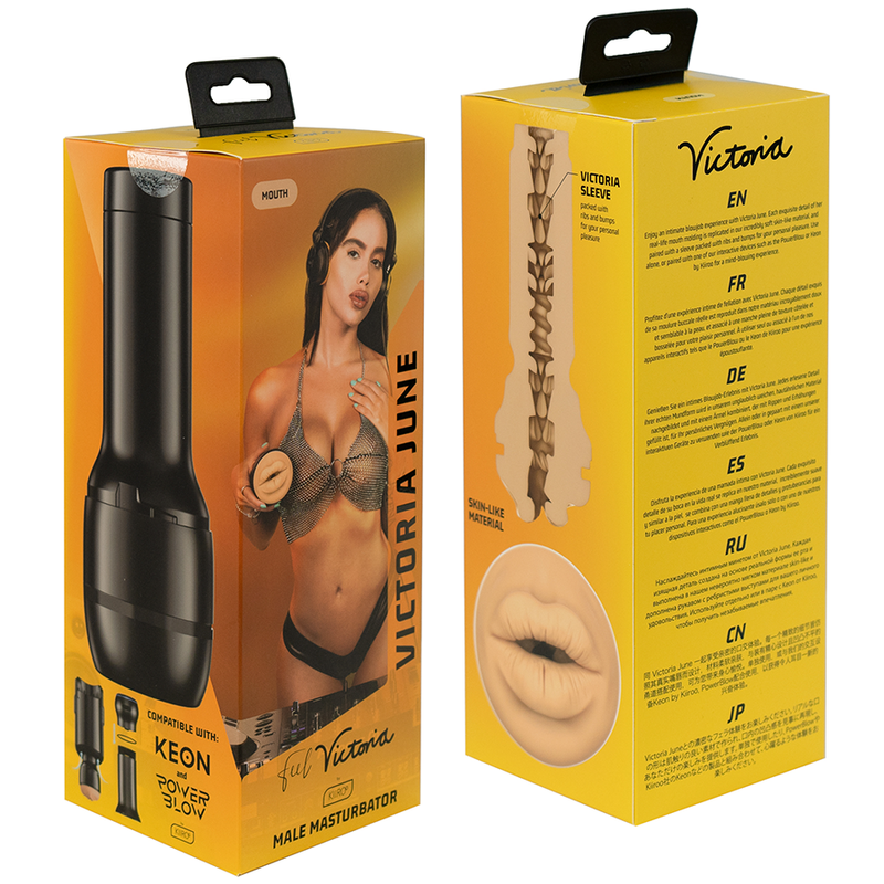 KIIROO Feel Victoria June - Masturbador Realista con Tecnología Interactiva