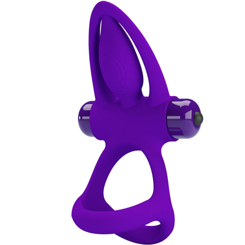 Pretty Love Vibrator Ring 10 Vibraciones Silicona Violeta