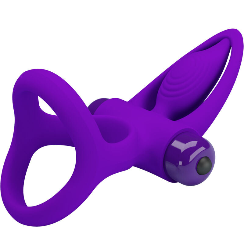 Pretty Love Vibrator Ring 10 Vibraciones Silicona Violeta