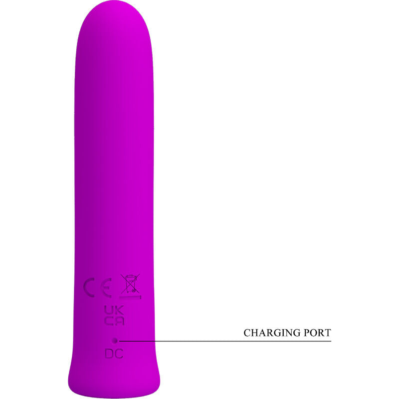 Pretty Love Curtis Mini Super Power Vibrator 12 Violet