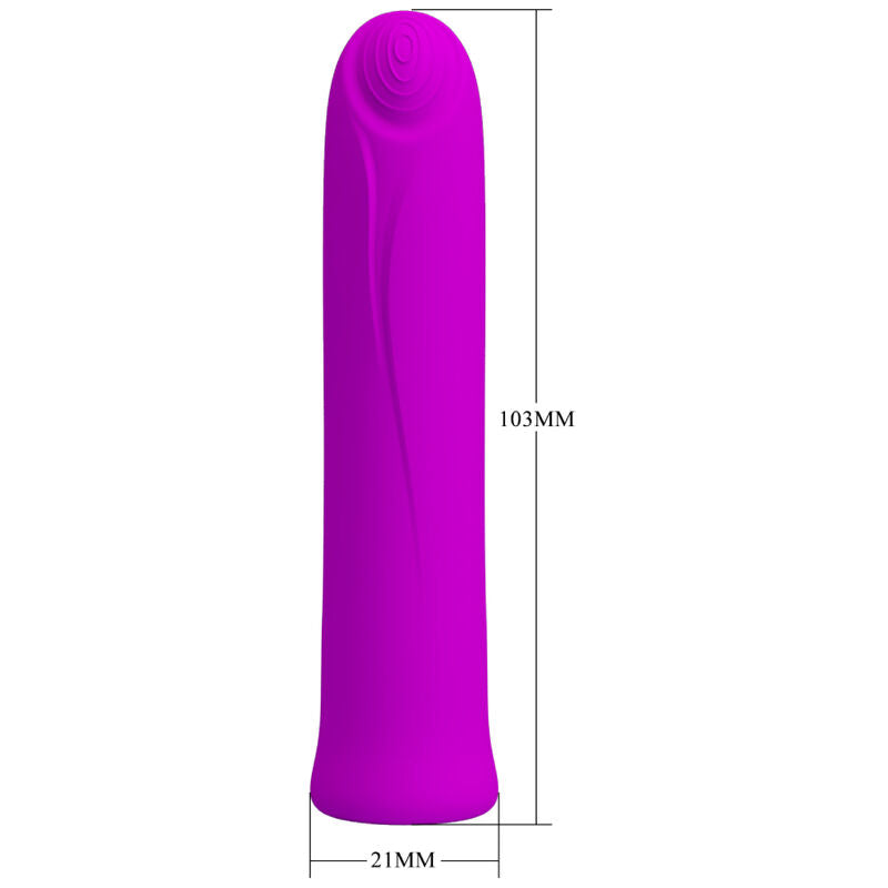 Pretty Love Curtis Mini Super Power Vibrator 12 Violet