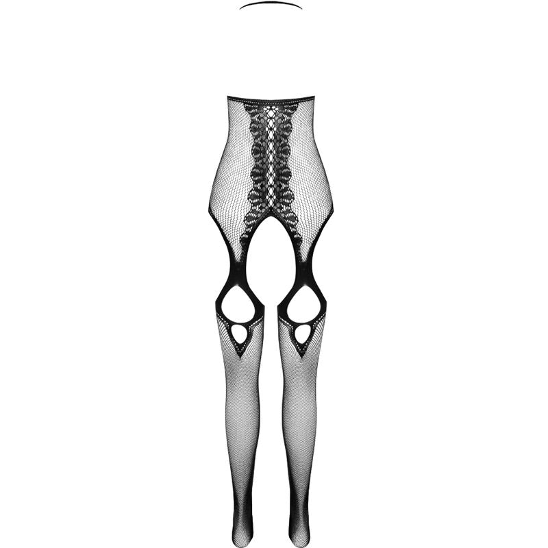 Bodystocking Eco BS013 Blanco - Diseño Abierto con Encaje