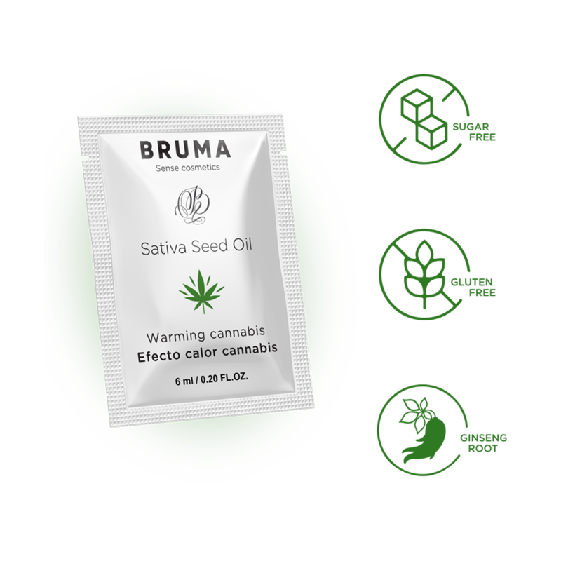Bruma Sativa Seed Oil Sliding Gel Warming - 6 ml