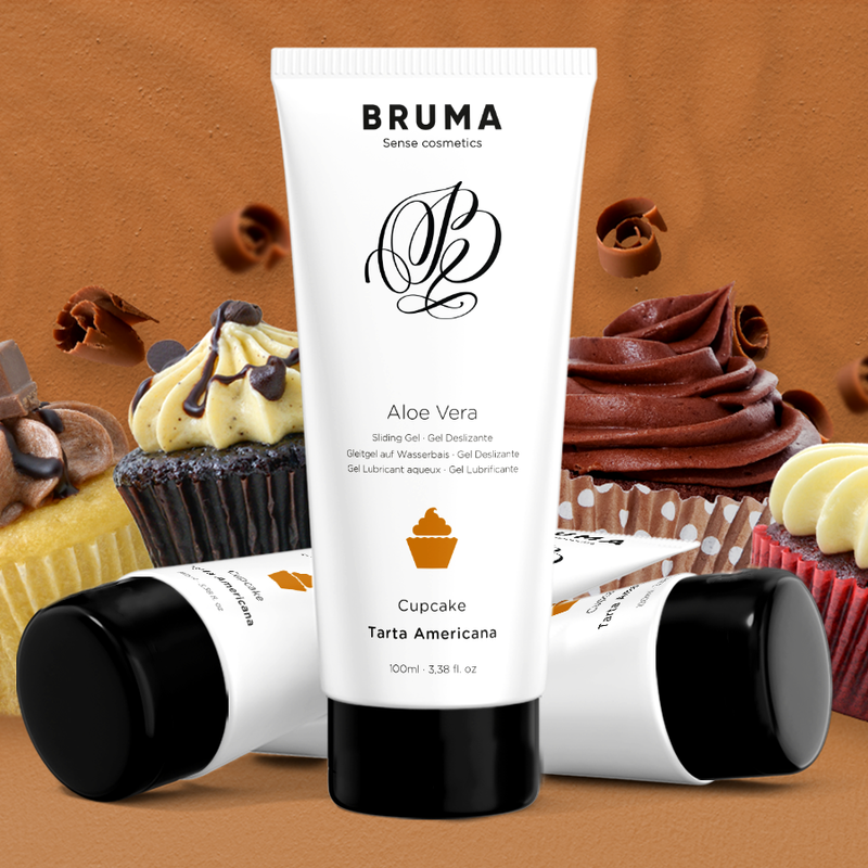 Bruma Aloe Vera Sliding Gel Cupcake - Lubricante 100 ml