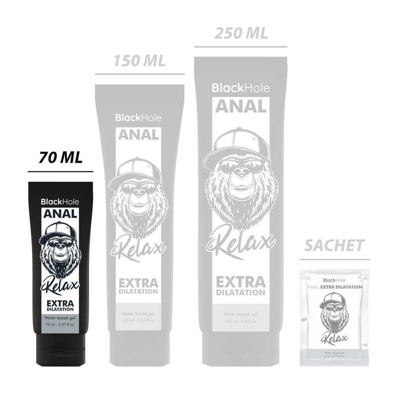 Black Hole Lubricante Base de Agua - 70 ml
