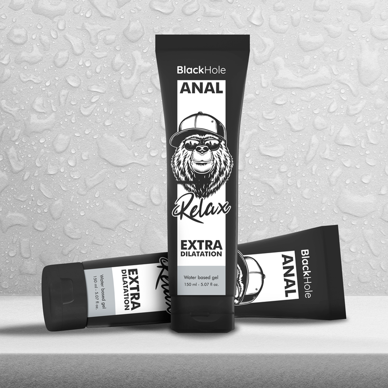 Black Hole Gel Anal Lubricante Base de Agua 150ml - Acción Relajante