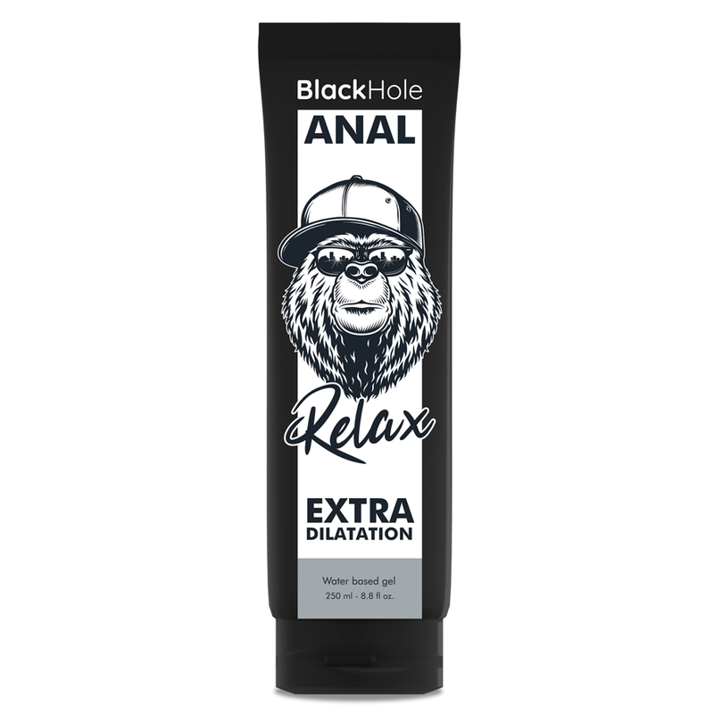 BLACK HOLE Gel Anal Lubricante Base de Agua 250 ml