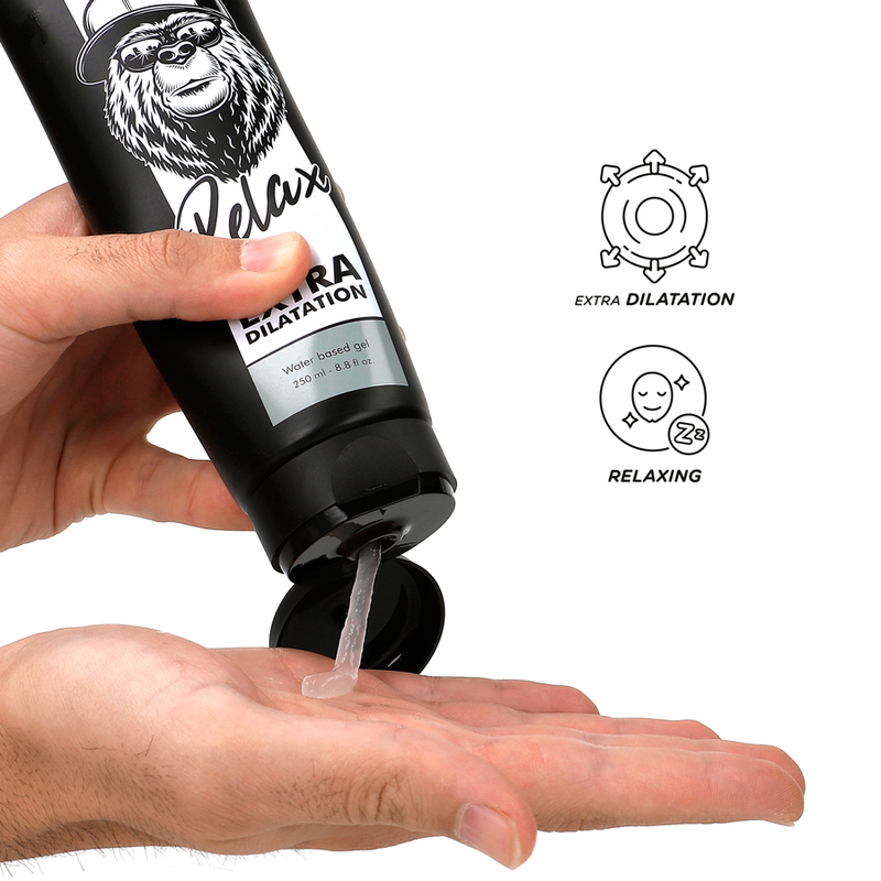 BLACK HOLE Gel Anal Lubricante Base de Agua 250 ml