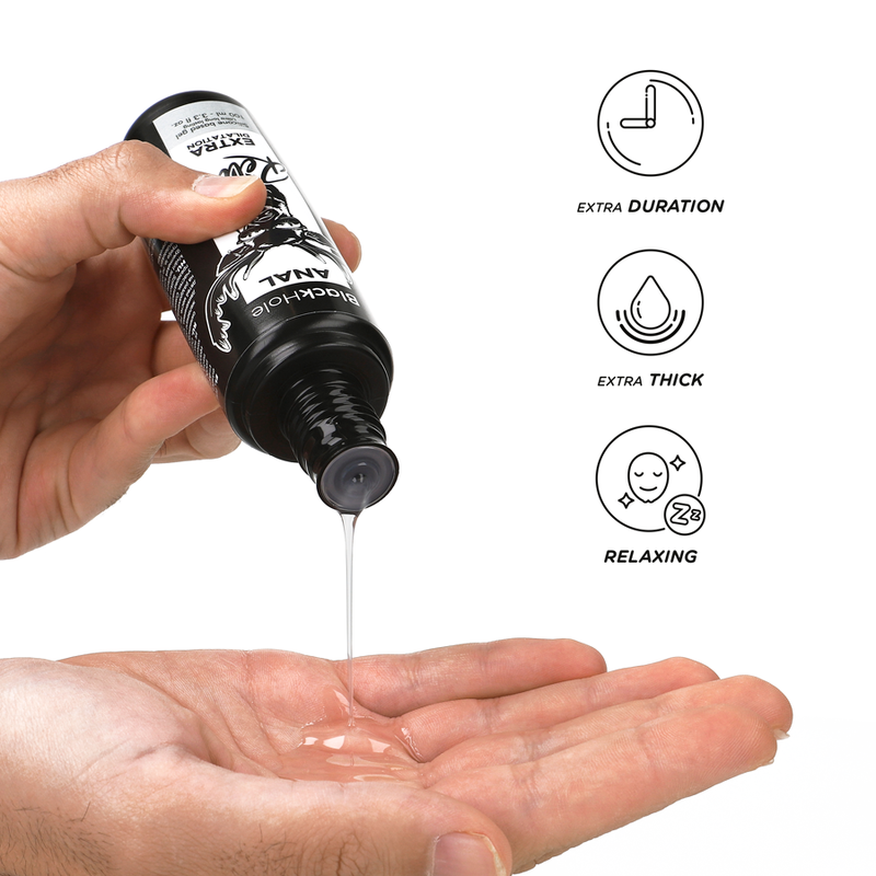 Black Hole Gel Silicona Base Dilatación Anal 100 ml