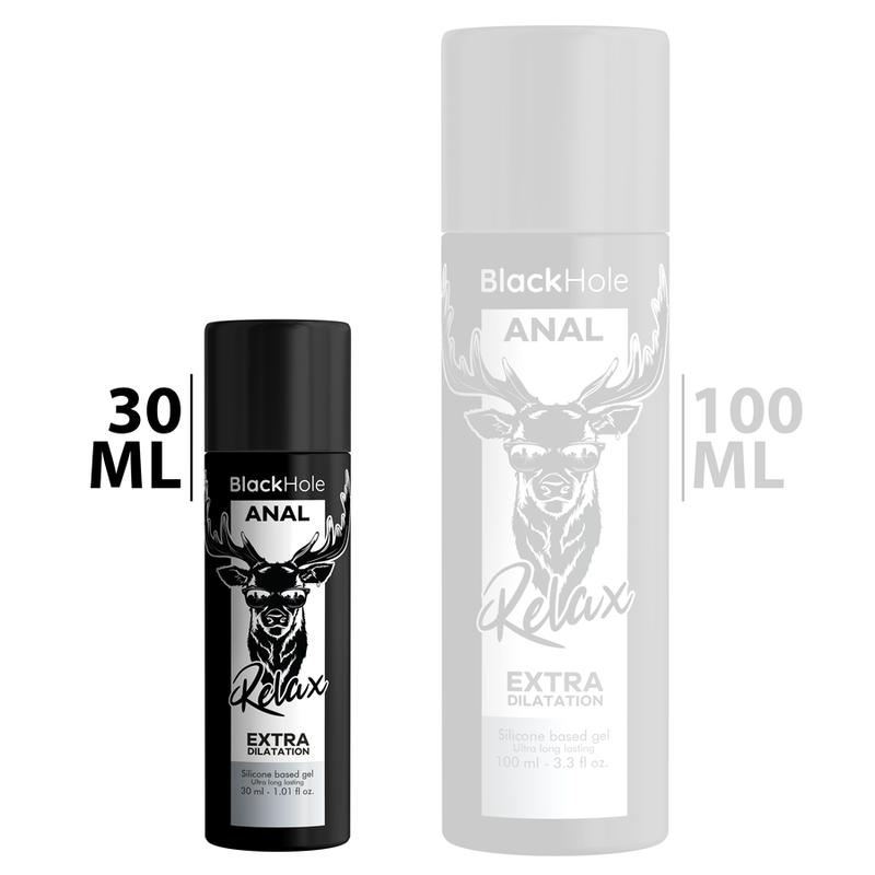 Black Hole Gel Silicona Base Dilatación Anal 30 ml