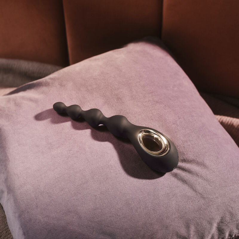 LELO Soraya Beads Black - Masajeador Anal con Tecnología Bow-Motion™