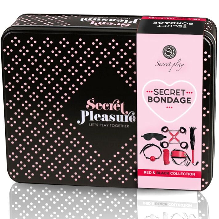 SECRETPLAY Red Collection - Kit BDSM Completo 6 Piezas