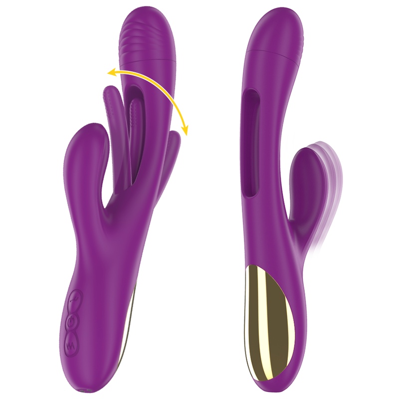 Intense Apolo - Vibrador Recargable Multifunction con Movimiento Oscilante