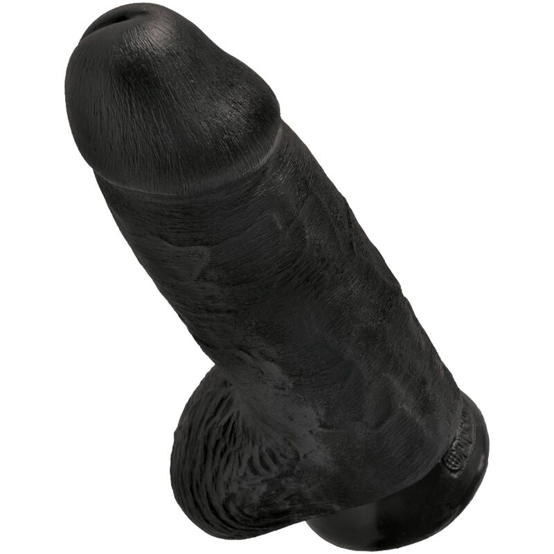 Pipedream King Cock Chubby Black - Dildo Realista 9 Pulgadas