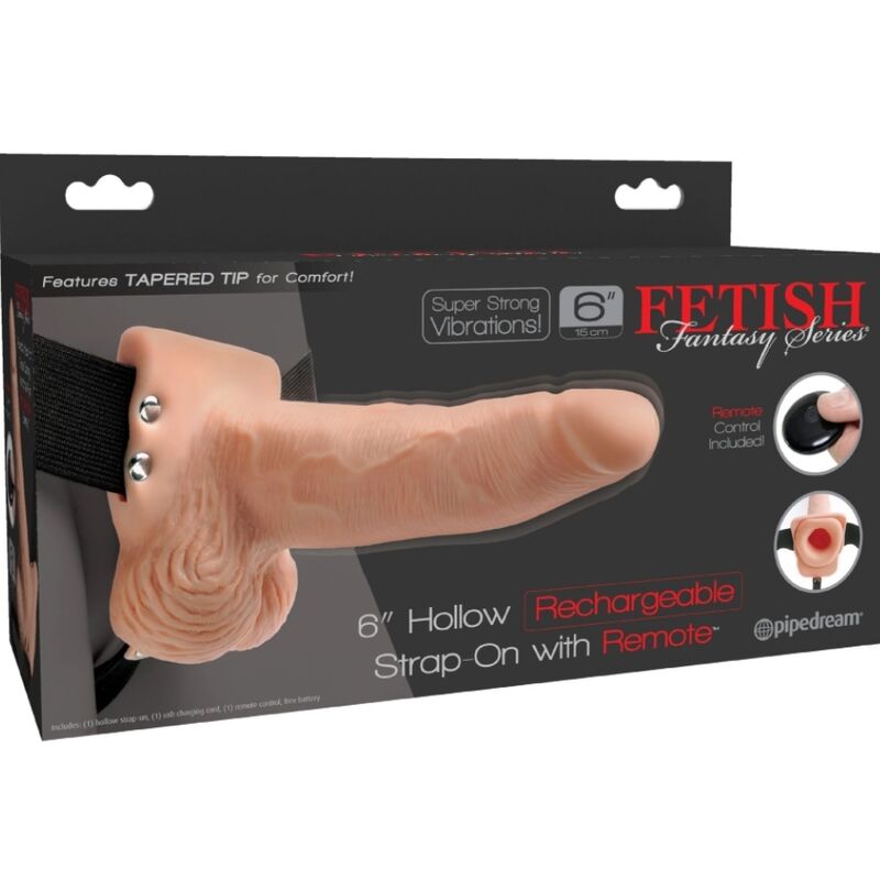 Fetish Fantasy Series - Arnés Ajustable con Control Remoto 15 cm