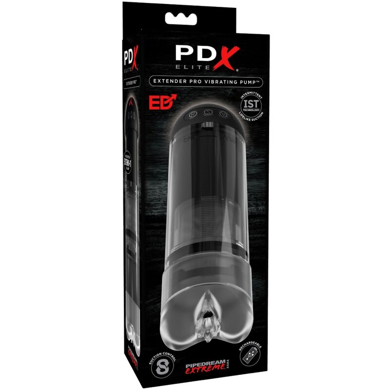 PDX Elite Stroker Extender Pro - Masturbador Automático con Vibración