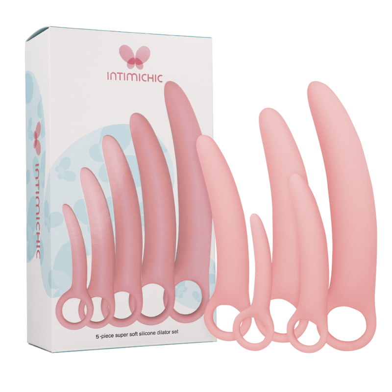 Set 5 Dilatadores Intimichic Silicona Médica 400g