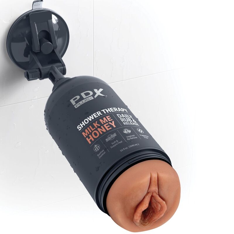 PDX PLUS+ Masturbador Discreto Shower Milk Honey Tan