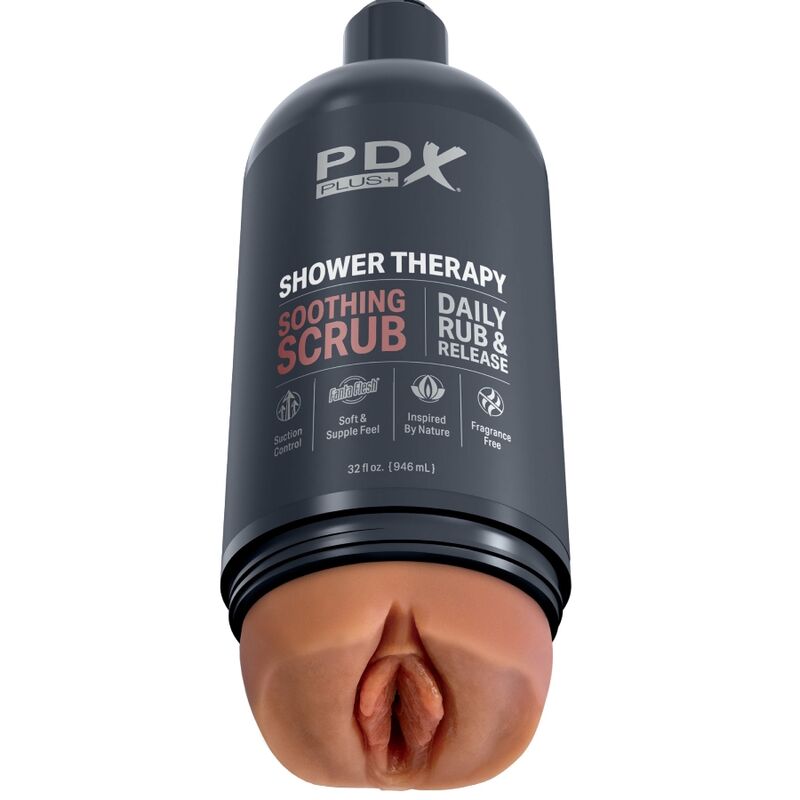 PDX Plus Shower Therapy Stroker - Diseño Discreto Botella Champú