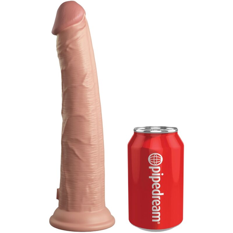 Consolador de Silicona Doble Densidad 10 Pulgadas - King Cock Elite