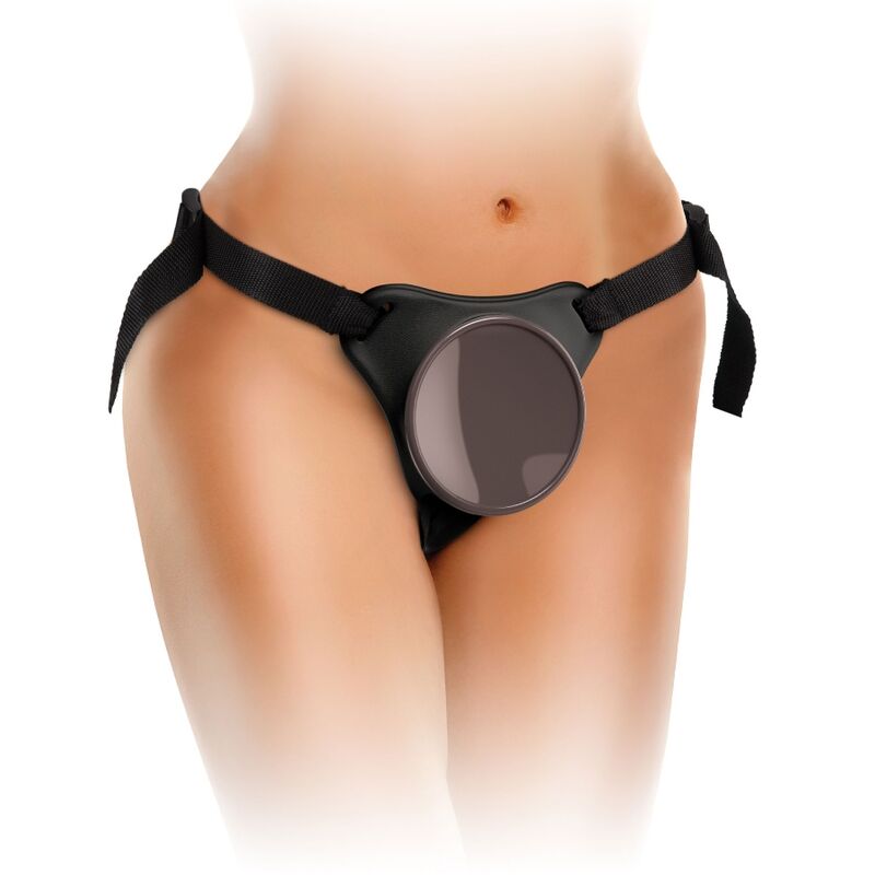 King Cock Elite Comfy Adjustable Harness with Dildo 17.8 cm