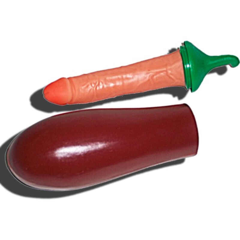 Diablo Picante Penis Eggplant - Artículo Decorativo
