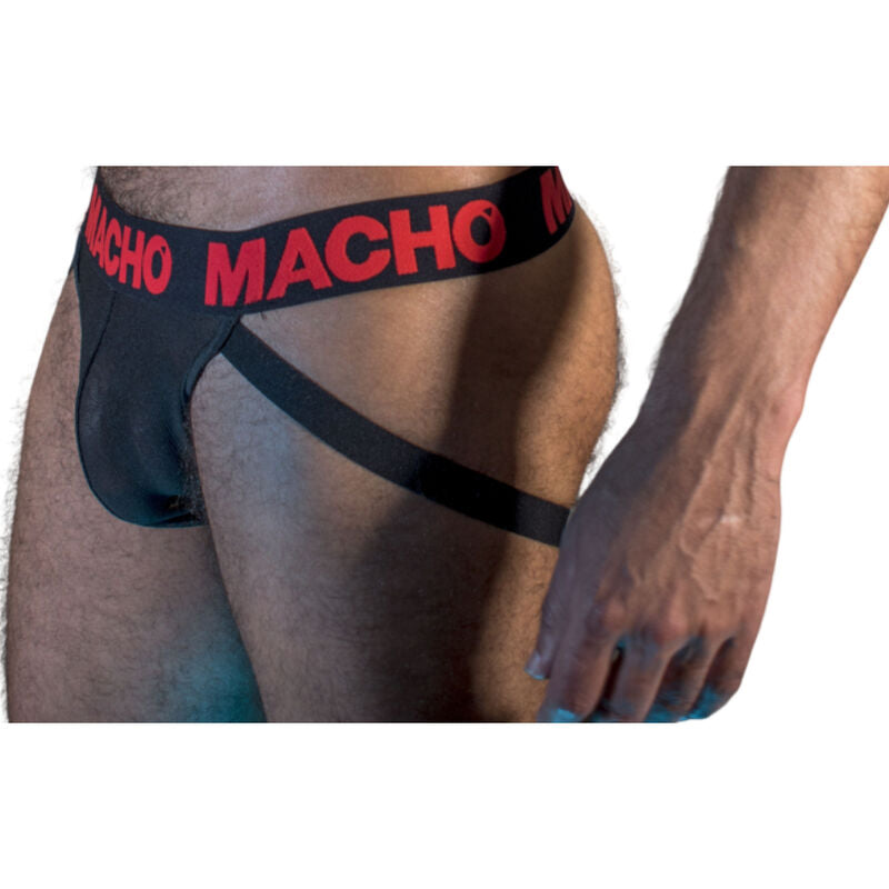 Macho MX26X2 Jock Black/Red XL