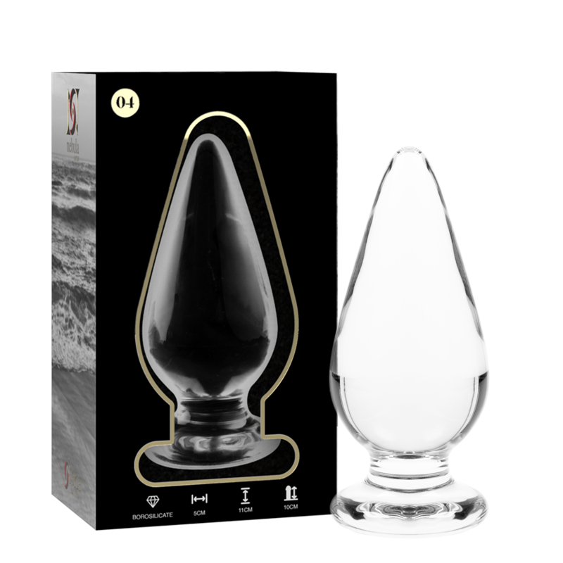 Nebula Series 4 - Plug Anal Vidrio Borosilicato Transparente 11 cm