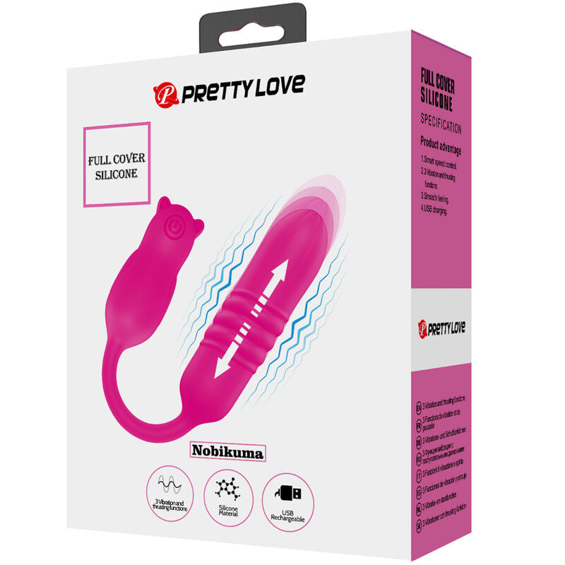 Pretty Love Nobikuma Pink - Vibrador de Silicona