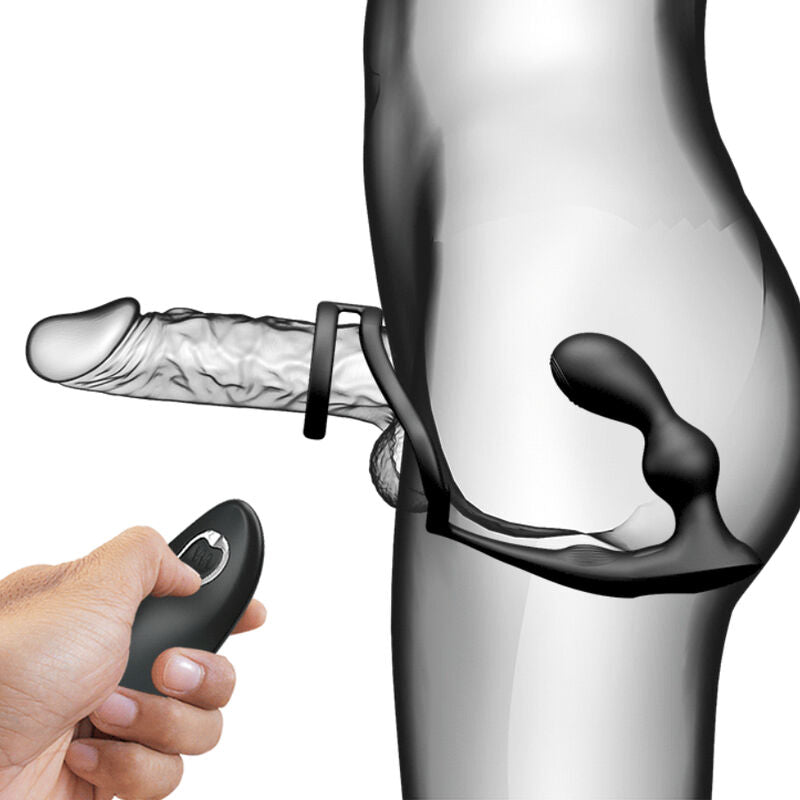 Pretty Love Marshall - Anillo Vibrador con Plug Anal y Control Remoto