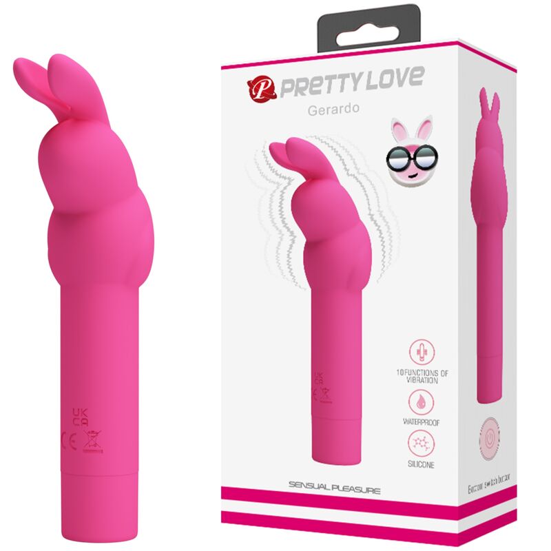 Pretty Love Gerardo Fuschia - Vibrador Rabbit de Silicona