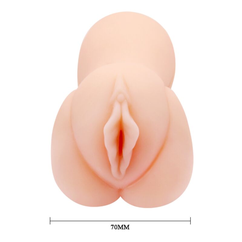Crazy Bull Bella - Masturbador con Forma de Vagina, 15 cm, Material TPR Flexible