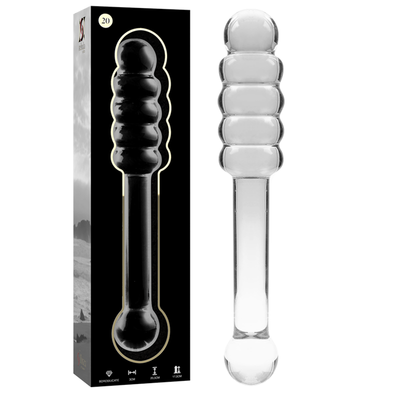 Nebula Series by Ibiza Model 20 - Dildo de Cristal Borosilicato Transparente