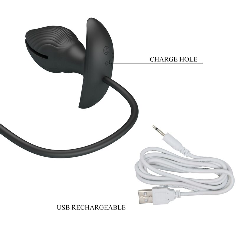 Pretty Love Plug Anal Inflable Recargable - 10 Modos Vibración