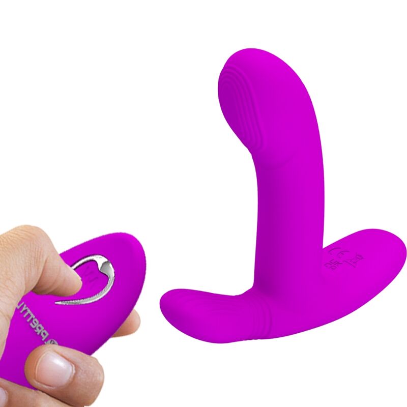 Pretty Love Geri Clitoris Massager Pink Remote Control