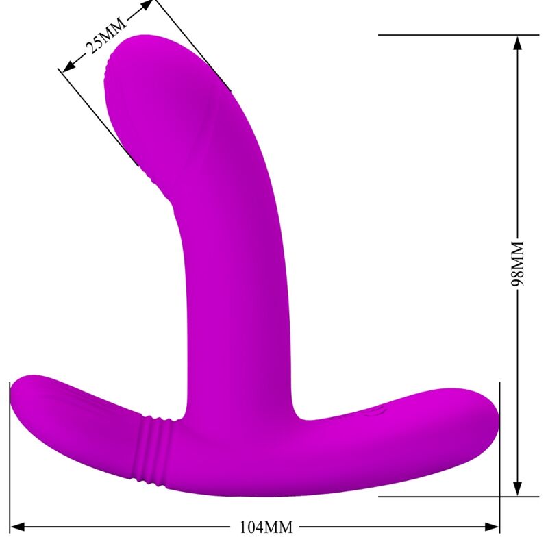 Pretty Love Geri Clitoris Massager Pink Remote Control