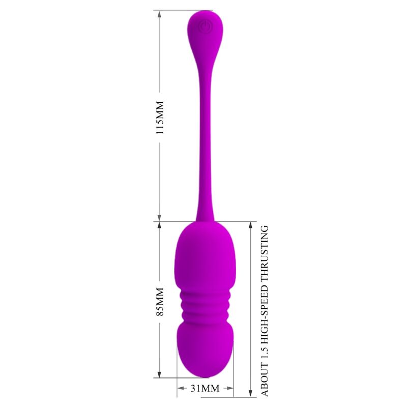 Pretty Love Callie Purple - Huevo Vibrador Recargable