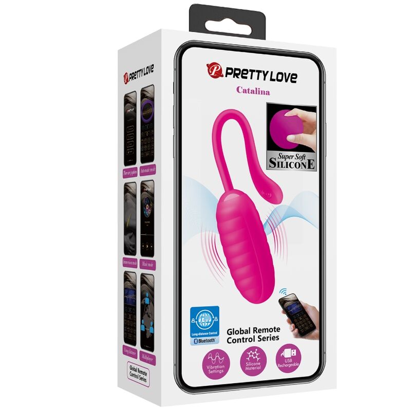 Pretty Love Catalina Pink - Huevo Vibrador Recargable