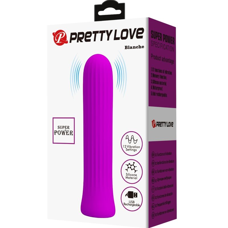 Pretty Love Blanche Pink Stimulator Vibrator