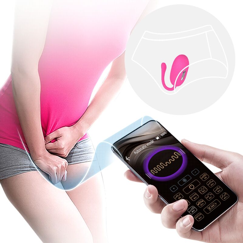 Pretty Love Doreen - Huevo Vibrador Recargable con Control Remoto Magenta