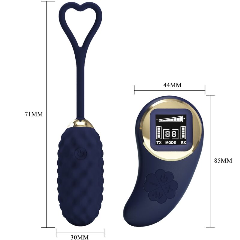 Pretty Love Vivian Blue - Huevo Vibrador con Control Remoto