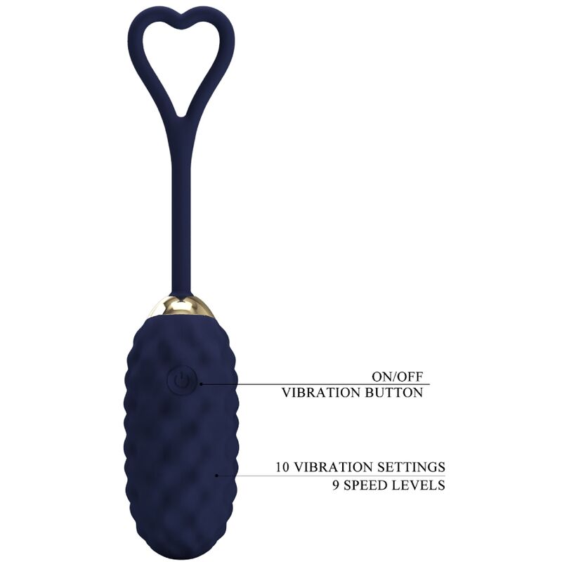 Pretty Love Vivian Blue - Huevo Vibrador con Control Remoto