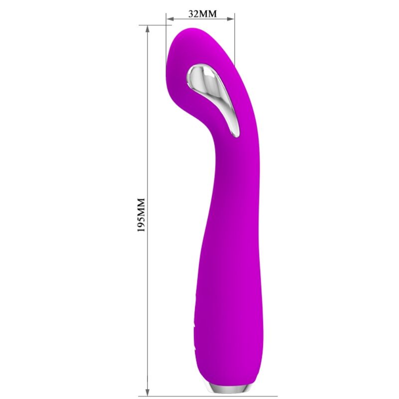 Pretty Love Hector Vibrador Recargable con Electroestimulación Resistente al Agua