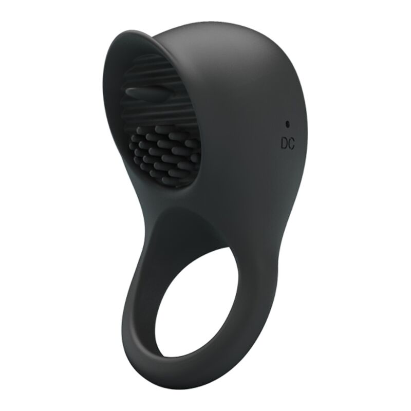 Pretty Love Vibrating Penis Ring with Black Tongue