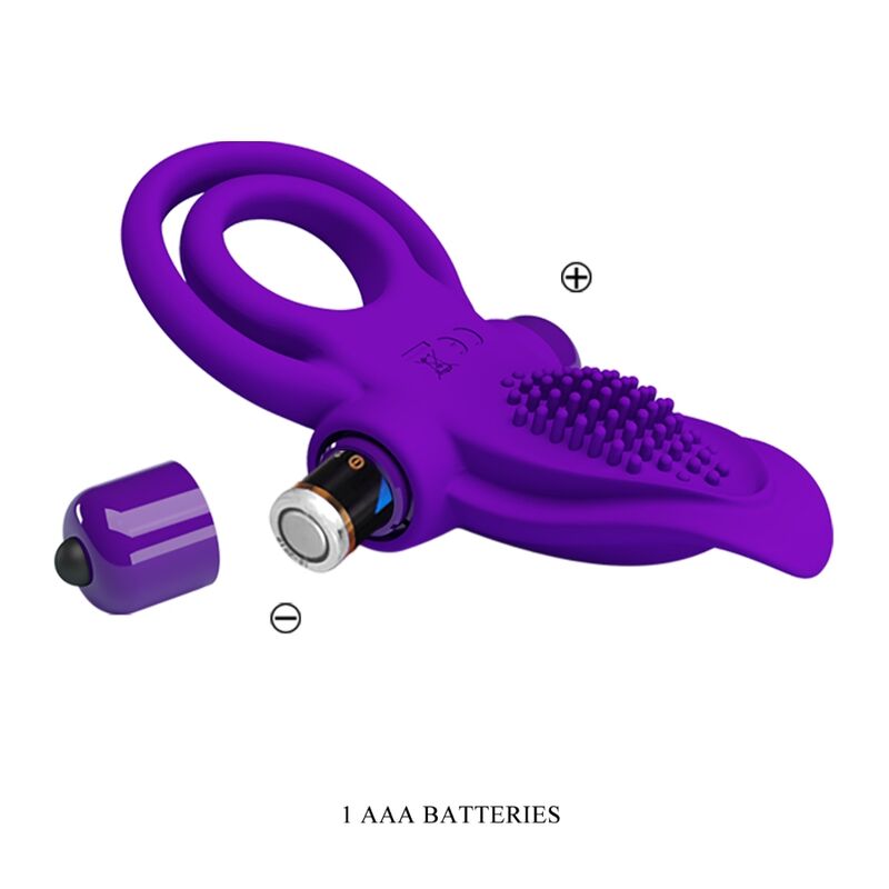 Pretty Love Purple Vibrating Penis Ring