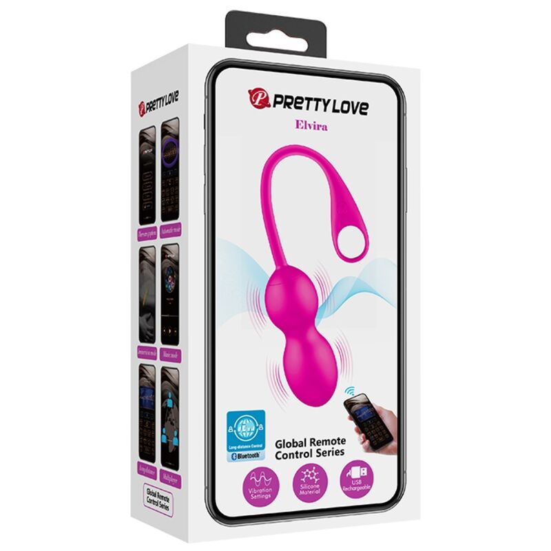 Pretty Love Elvira Pink - Bolas Vibrantes Recargables