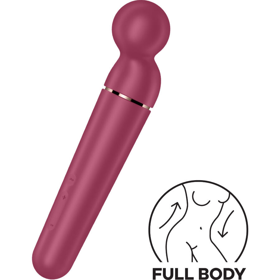 Satisfyer Planet Wand-er Masajeador Vibrador Berry - 60 Modos
