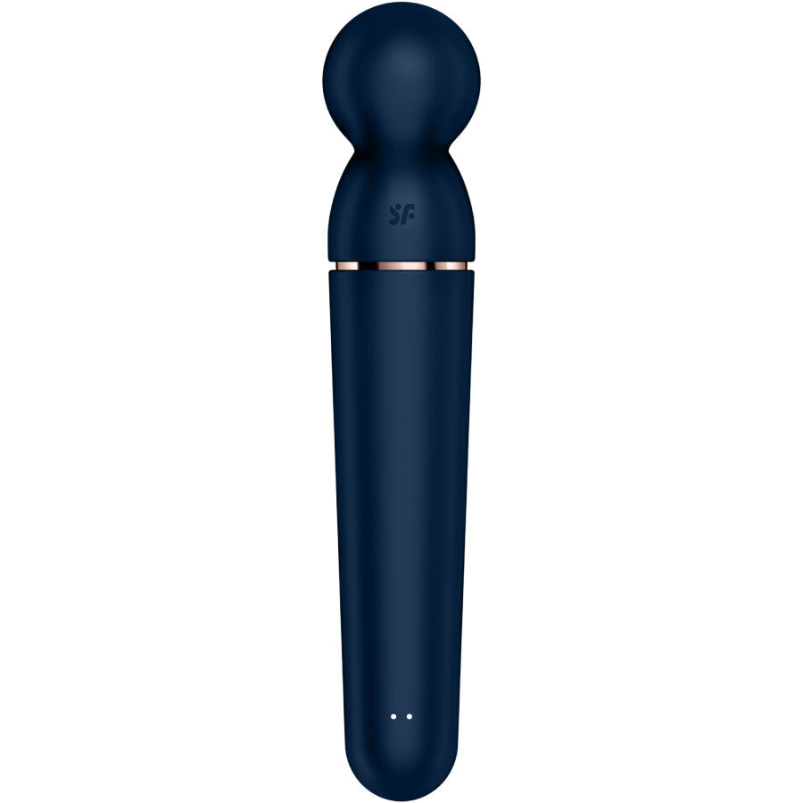 Satisfyer Planet Wand-er - Vibrador Masajeador Recargable 6 Modos Azul